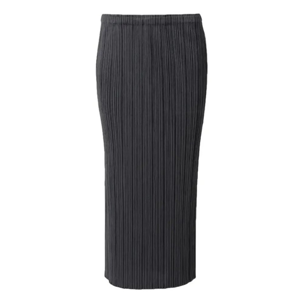 ISSEY MIYAKE PLEATS PLEASE BLACK BASIC SKIRT